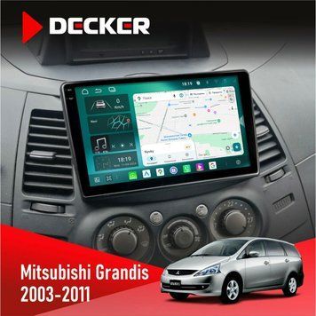 Штатна магнітола Mitsubishi Grandis 2003-2011 Decker D9-004 6x128, DSP 360, 2k НФ-00007353 фото