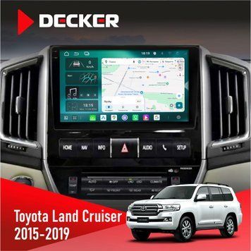 Штатна магнітола Toyota Land Cruiser (200) 2015-2019 Decker D9-004 6x128, DSP 360, 2k НФ-00007481 фото