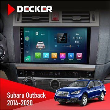 Штатна магнітола Subaru Outback 2014-2020 Decker D9-003 6x128, DSP, 4G, 2k НФ-00004808 фото