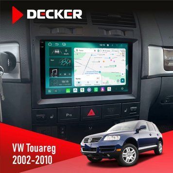 Штатна магнітола Volkswagen Touareg 2002-2010 Decker D9-004 6x128, DSP 360, 2k НФ-00007515 фото