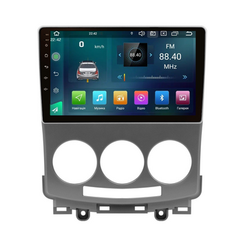 Штатна магнітола Cyclone C9 CPL GSM. 2+32GB. CARPLAY. 4G Mazda 5 (Premacy) 2005-2010 AR-812680 фото