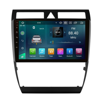 Штатна магнітола Cyclone C9 CPL GSM. 2+32GB. CARPLAY. 4G Audi A6 (4B) 1997-2005 Audi A6 (4B) 1997-2005 AR-809140 фото