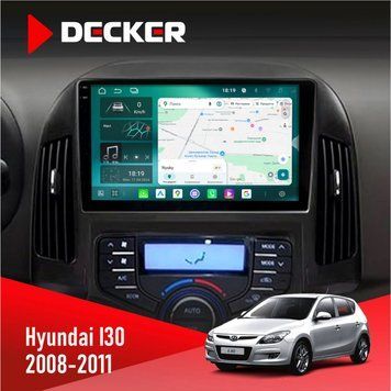 Штатна магнітола Hyundai i30 (FD) 2008-2011 Climate Decker D9-004 6x128, DSP 360, 2k НФ-00007265 фото