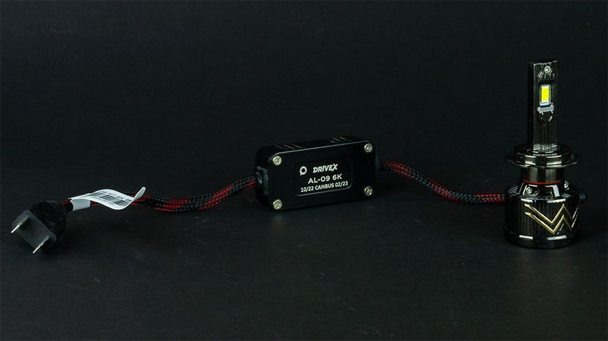 LED лампи автомобільні DriveX AL-09 H7 6000K LED 65W CAN 12V DX-1048 фото