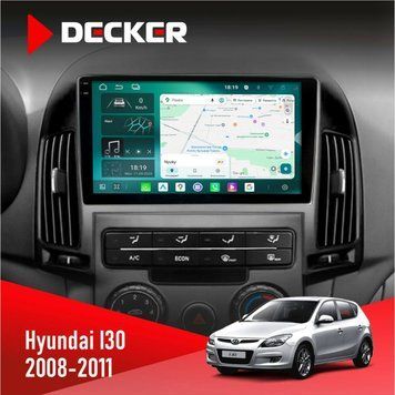 Штатна магнітола Hyundai i30 (FD) 2008-2011 Decker D9-004 6x128, DSP 360, 2k НФ-00007264 фото
