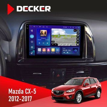 Штатна магнітола Mazda CX-5 2012-2017 Decker D9-005 4x64, DSP, 360, 4G, 2k НФ-00008292 фото