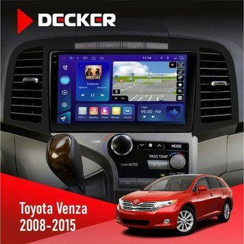 Штатна магнітола Toyota Venza 2008-2015 Decker D9-005 4x64, DSP, 360, 4G, 2k НФ-00008445 фото