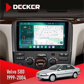 Штатна магнітола Volvo S80 1999-2004 Decker D9-004 6x128, DSP 360, 2k НФ-00007517 фото