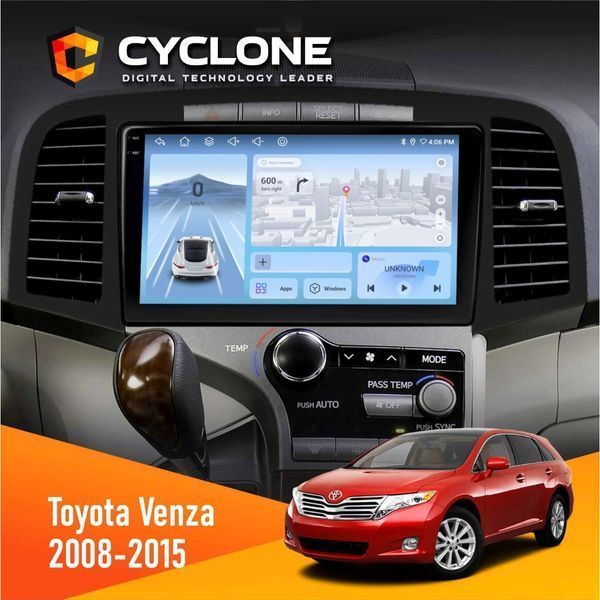 Штатна магнітола Toyota Toyota Venza 2008-2015 Cyclone C9-009 4x64, DSP, 4G, 2k НФ-00008064 фото