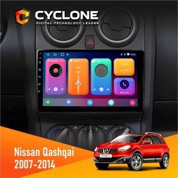 Штатна магнітола Nissan Qashqai 2007-2014 360 Cam Cyclone C9 CPL 2x32 НФ-00002656 фото