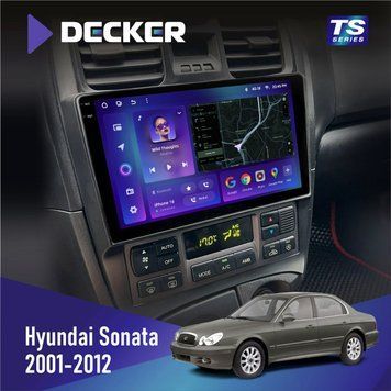 Штатна магнітола Hyundai Sonata (EF) 2001-2012 Decker TS TS9-004 6x128, DSP 4G, 2k НФ-00005784 фото