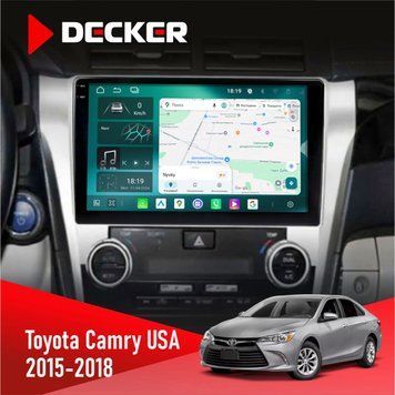 Штатна магнітола Toyota Camry 2015-2018 USA Decker D10-004 6x128, DSP, 360, 2k НФ-00007470 фото