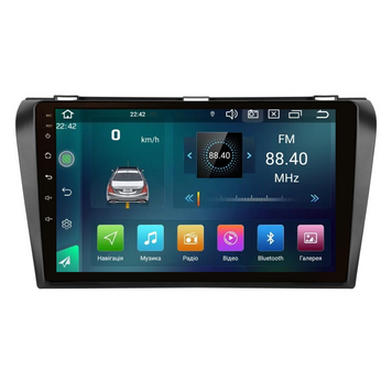 Штатна магнітола Cyclone C9 CPL GSM. 2+32GB. CARPLAY. 4G Mazda 3 2004-2008 AR-812580 фото