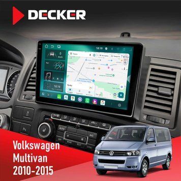 Штатна магнітола Volkswagen Multivan 2010-2015 Decker D9-004 6x128, DSP 360, 2k НФ-00009119 фото