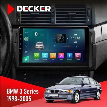 Штатна магнітола BMW 3 Series (E46) 1998-2005 Decker D9-003 6x128, DSP, 4G, 2k НФ-00004624 фото