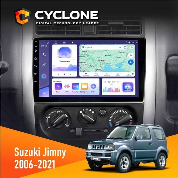 Штатна магнітола Suzuki Jimny 2006-2021 Cyclone C9-008 4x64, DSP НФ-00007142 фото