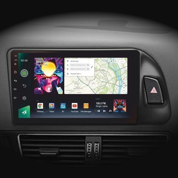 Штатная магнитола Sigma PRO 98128 2K 8+128 Gb Audi Q5 8R 2008-2017 (B) 9" (L2) AR-78099 фото