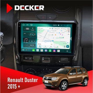 Штатна магнітола Renault Duster 2015+ Decker D9-004 6x128, DSP 360, 2k НФ-00007406 фото