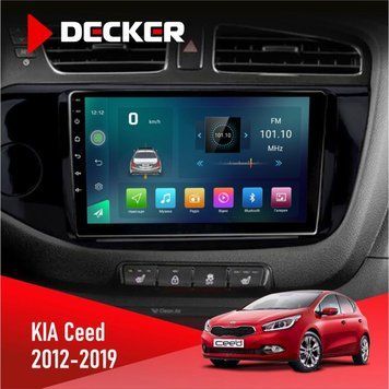 Штатна магнітола KIA Ceed 2012-2019 Decker D9-003 6x128, DSP, 4G, 2k НФ-00004698 фото