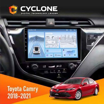 Штатна магнітола Toyota Camry 2018-2021 Cyclone C10-012 4x64 DSP 4G НФ-00009043 фото