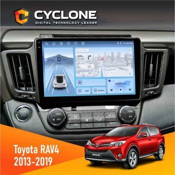 Штатна магнітола Toyota RAV4 2013-2019 Cyclone C10-005 4x64, 4G, DSP, 2k НФ-00007770 фото