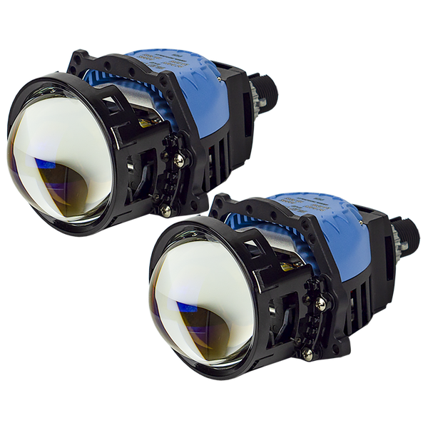 BiLED лінзи автомобільні DriveX BiLED City 3.0" 60/70W 6K 3xLED - модуль ближнього/дальнього світла DX-2537 фото