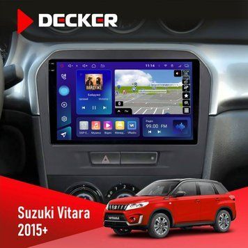 Штатна магнітола Suzuki Vitara 2015+ Decker D9-005 4x64, DSP, 360, 4G, 2k НФ-00008424 фото
