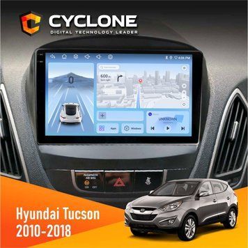 Штатна магнітола Hyundai Tucson 2010-2018 Cyclone C9-009 4x64, DSP, 4G, 2k НФ-00007892 фото