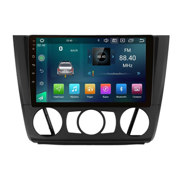 Штатная магнитола Cyclone C9 CPL GSM. 2+32GB. CARPLAY. 4G BMW 1 Series 2007-2011 climat AR-809390 фото