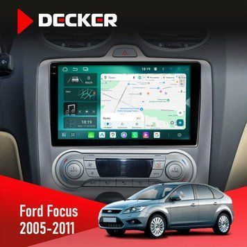Штатна магнітола Ford Focus 2 2005-2011 Climate Decker D9-004 6x128, DSP 360, 2k НФ-00007223 фото