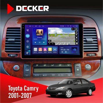 Штатна магнітола Toyota Camry 30 2001-2007 Decker D9-005 4x64, DSP, 360, 4G, 2k НФ-00008462 фото