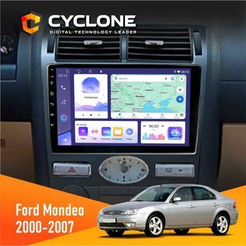 Штатна магнітола Ford Mondeo 2000-2007 Climate Cyclone C9-008 4x64, DSP НФ-00006971 фото