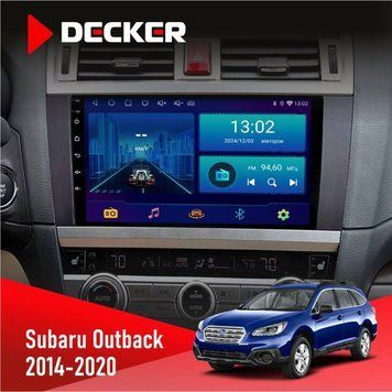 Штатна магнітола Subaru Outback 2014-2020 Decker D9-002 6x128, DSP, 360 НФ-00003854 фото