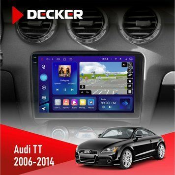 Штатна магнітола Audi TT 2006-2014 Decker D9-005 4x64, DSP, 360, 4G, 2k НФ-00008145 фото