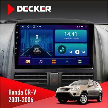 Штатна магнітола Honda CR-V 2001-2006 Decker D9-002 6x128, DSP, 360 НФ-00004098 фото
