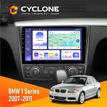 Штатна магнітола BMW 1 Series 2007-2011 Climate Cyclone C9-008 4x64, DSP НФ-00002026 фото