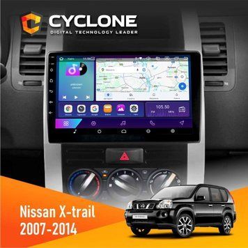 Штатна магнітола Nissan X-Trail 2007-2014 Cyclone C10-002 2x32, 4G, 2k НФ-00004439 фото