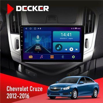 Штатна магнітола Chevrolet Cruze 2012-2016 Decker D9-002 6x128, DSP, 360 НФ-00003525 фото