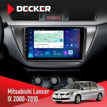 Штатна магнітола Mitsubishi Lancer 9 2000-2010 Black Decker D9-007 4x64 DSP 360 4G НФ-00006734 фото