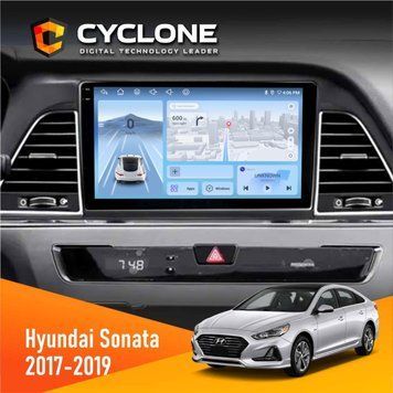 Штатна магнітола Hyundai Sonata 2017-2019 CAN Cyclone C9-009 4x64, DSP, 4G, 2k НФ-00007891 фото