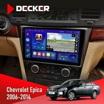 Штатна магнітола Chevrolet Epica 2006-2014 Decker D9-005 4x64, DSP, 360, 4G, 2k НФ-00008161 фото