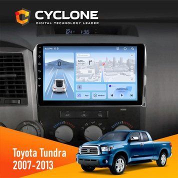 Штатна магнітола Toyota Tundra, Sequoia 2007-2012 Cyclone C10-012 4x64 DSP 4G НФ-00009082 фото