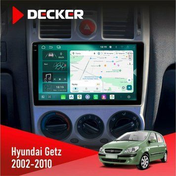 Штатна магнітола Hyundai Getz 2002-2010 Decker D9-004 6x128, DSP 360, 2k НФ-00007250 фото