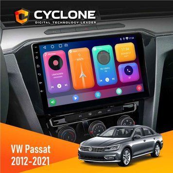 Штатна магнітола Volkswagen Passat 2012-2021 Cyclone C10-001 2x32 НФ-00004587 фото