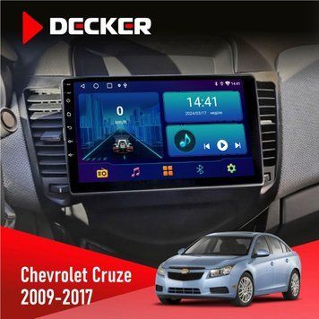 Штатна магнітола Chevrolet Cruze 2009-2018 Decker D9-002 6x128, DSP, 360 НФ-00003523 фото