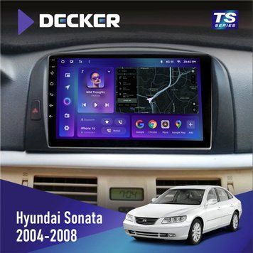 Штатна магнітола Hyundai Sonata (NF) 2004-2008 Decker TS TS9-002 4x32, DSP, 4G НФ-00005786 фото