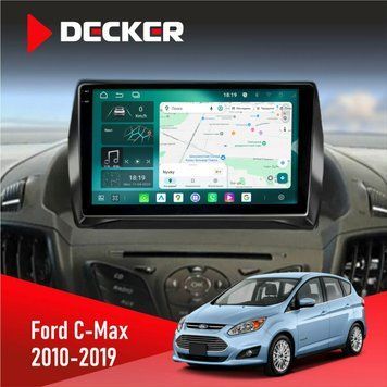 Штатна магнітола Ford C-Max 2010-2019 Decker D9-004 6x128, DSP 360, 2k НФ-00007217 фото