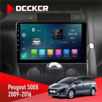Штатна магнітола Peugeot (5008) 2009-2016 Decker D9-003 6x128, DSP, 4G, 2k НФ-00004767 фото