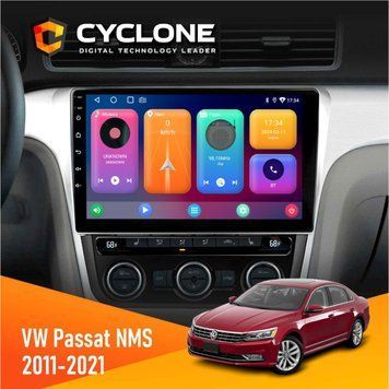 Штатна магнітола Volkswagen Passat NMS 2011-2021 Cyclone C10-001 2x32 НФ-00004583 фото
