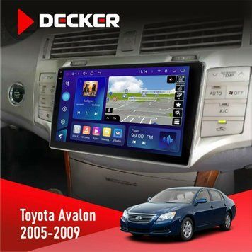 Штатна магнітола Toyota Avalon 2005-2009 Decker D9-005 4x64, DSP, 360, 4G, 2k НФ-00008465 фото